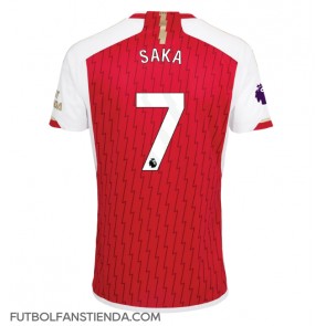 Arsenal Bukayo Saka #7 Primera Equipación 2023-24 Manga Corta